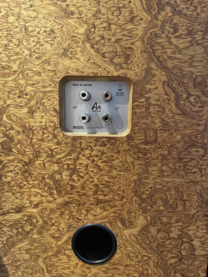Audio Note AN-J/SPe Hemp – Madrone Burl, Satin Finish