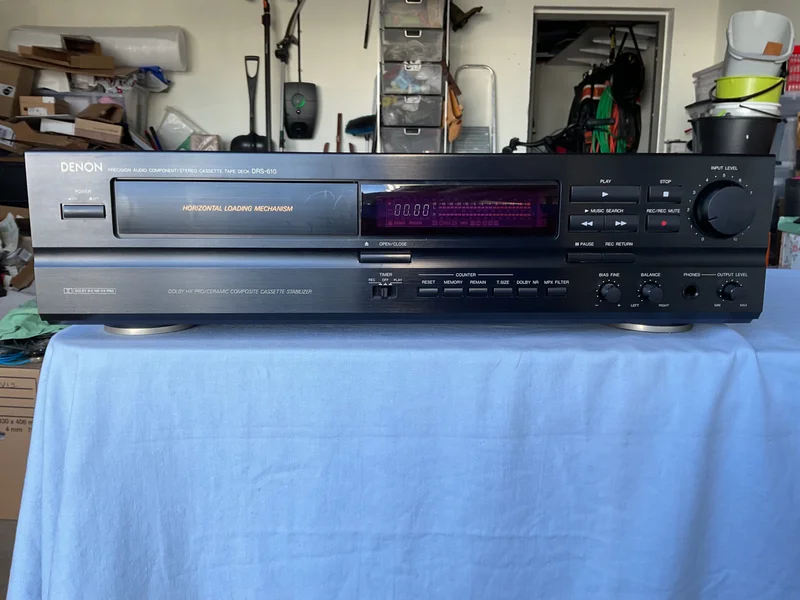 Denon DRS-610 – Unikt kassettdäck med horisontell släde Denon DRS-610 – Unikt kassettdäck med horisontell släde - Bild 2 av 11