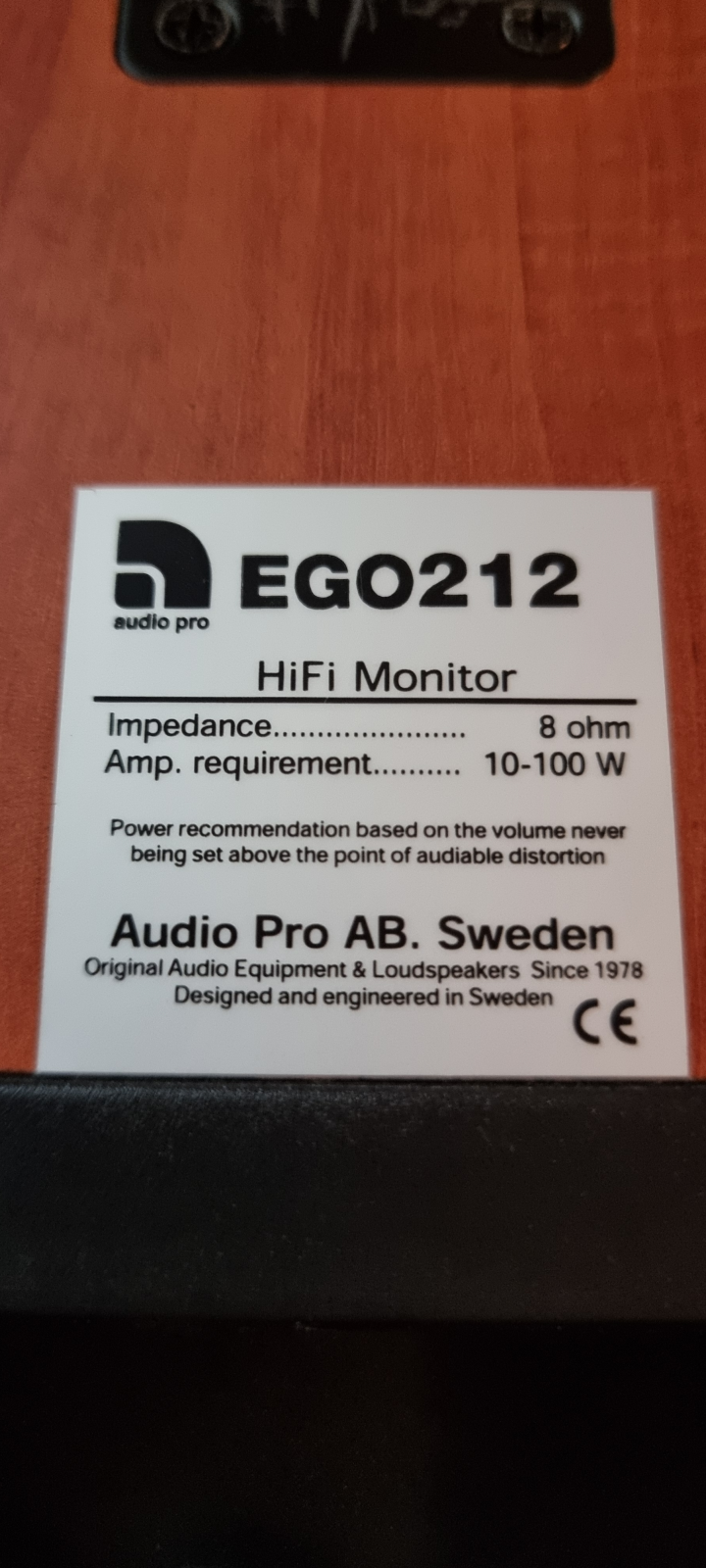 Audio Pro  EGO 212