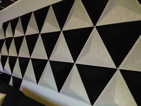 Ljudabsorbent Abstracta Aircone Ljusgrå och svarta