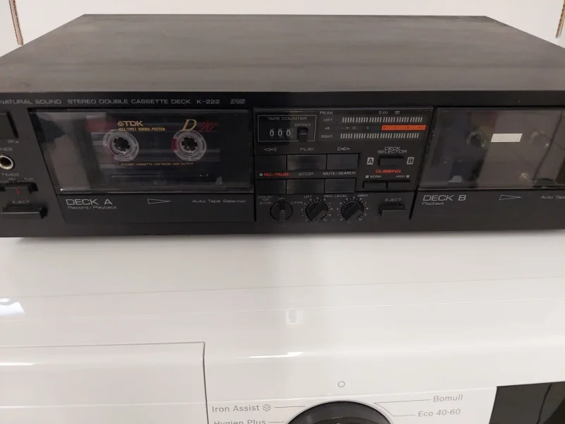 YAMAHA  DUBBELT  KASETTD&Auml;CK  K-222 - Bild 1 av 2
