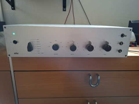 Braun CSV-13 rörförstärkare.