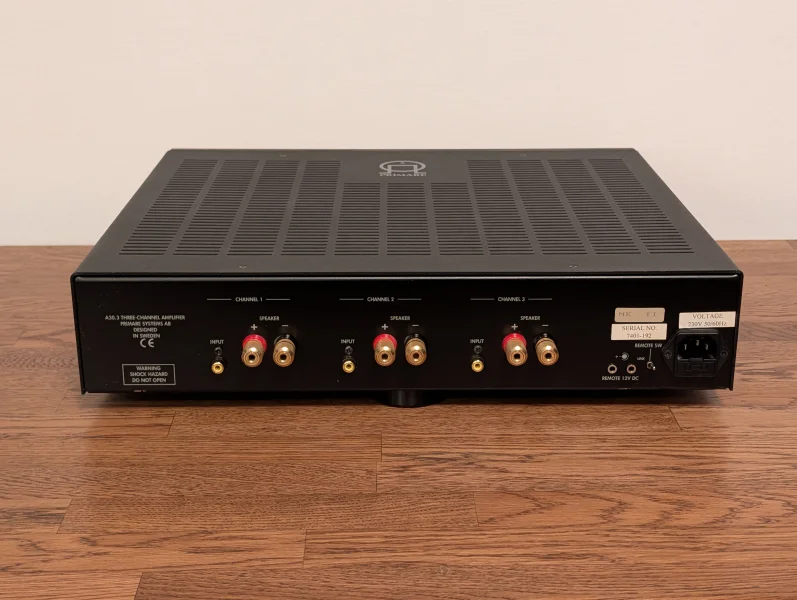 Primare A30.3 – 3-kanals slutsteg Primare A30.3 – 3-kanals slutsteg - Bild 2 av 2