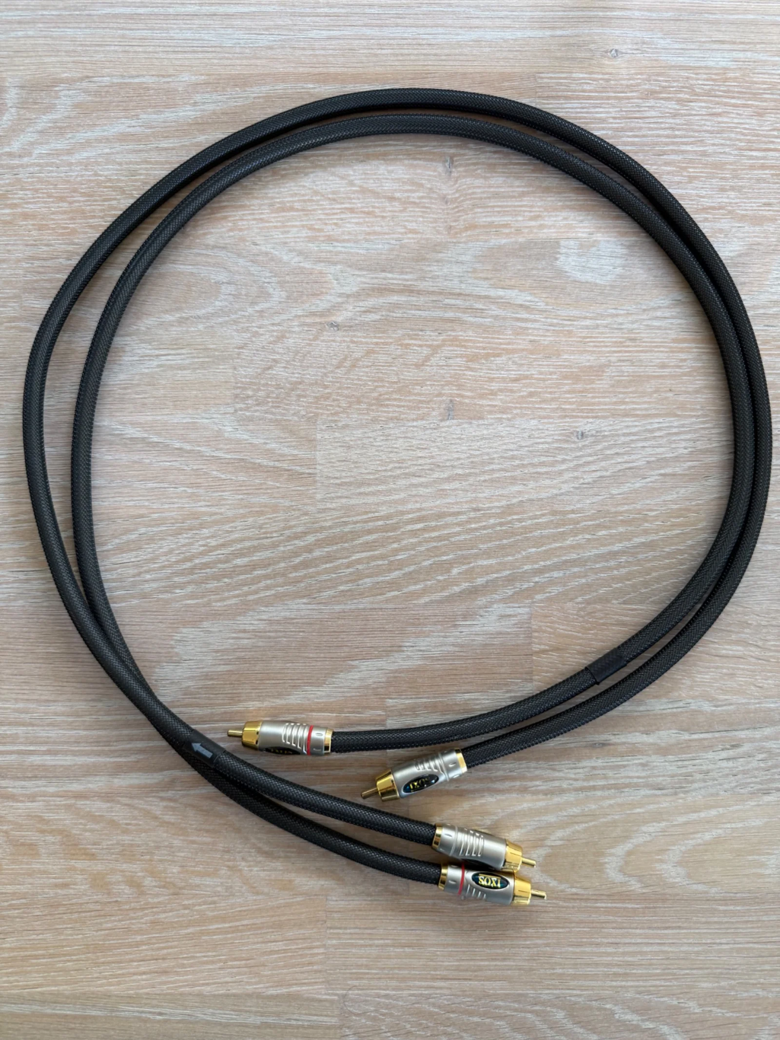IXOS RCA stereokabel – 1 m – guldpläterade kontakter IXOS RCA stereokabel – 1 m – guldpläterade kontakter - Billede 1 af 5