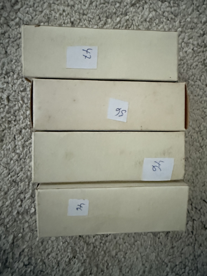 Quad Mullard XF2(4BG2) dual halo NOS