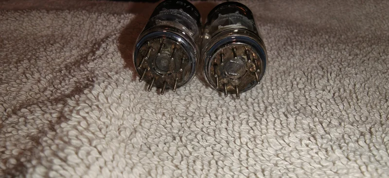 Fabriksmatchat par NOS Telefunken ECC 81 samma kod! Tillverkade 1963! - Bild 5 av 5