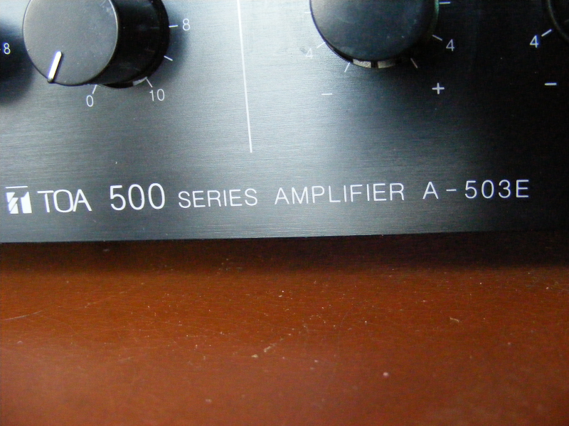 TOA series amplifier A-503E - Bild 3 av 4