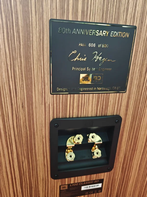 Nya JBL L100 classic 80 anniversary  - Bild 5 av 7