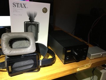 Stax L300 Limited Edition set + L700 ark + läderkuddar