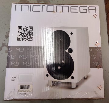 Micromega MySpeaker BT aktiva högtalare Vita komplett med Original kartong