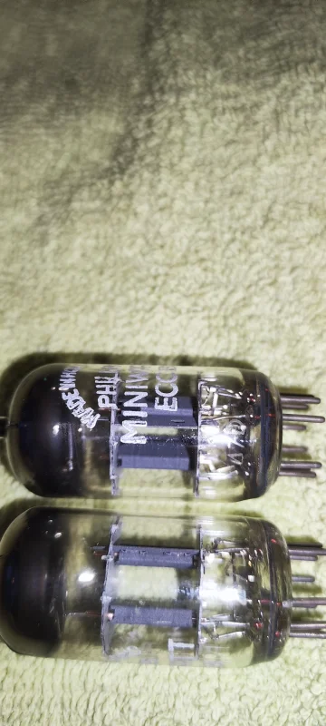 Matchat par Philips miniwatt ECC 81 D-getter Tillverkade1957 i Holland!! - Bild 3 av 5