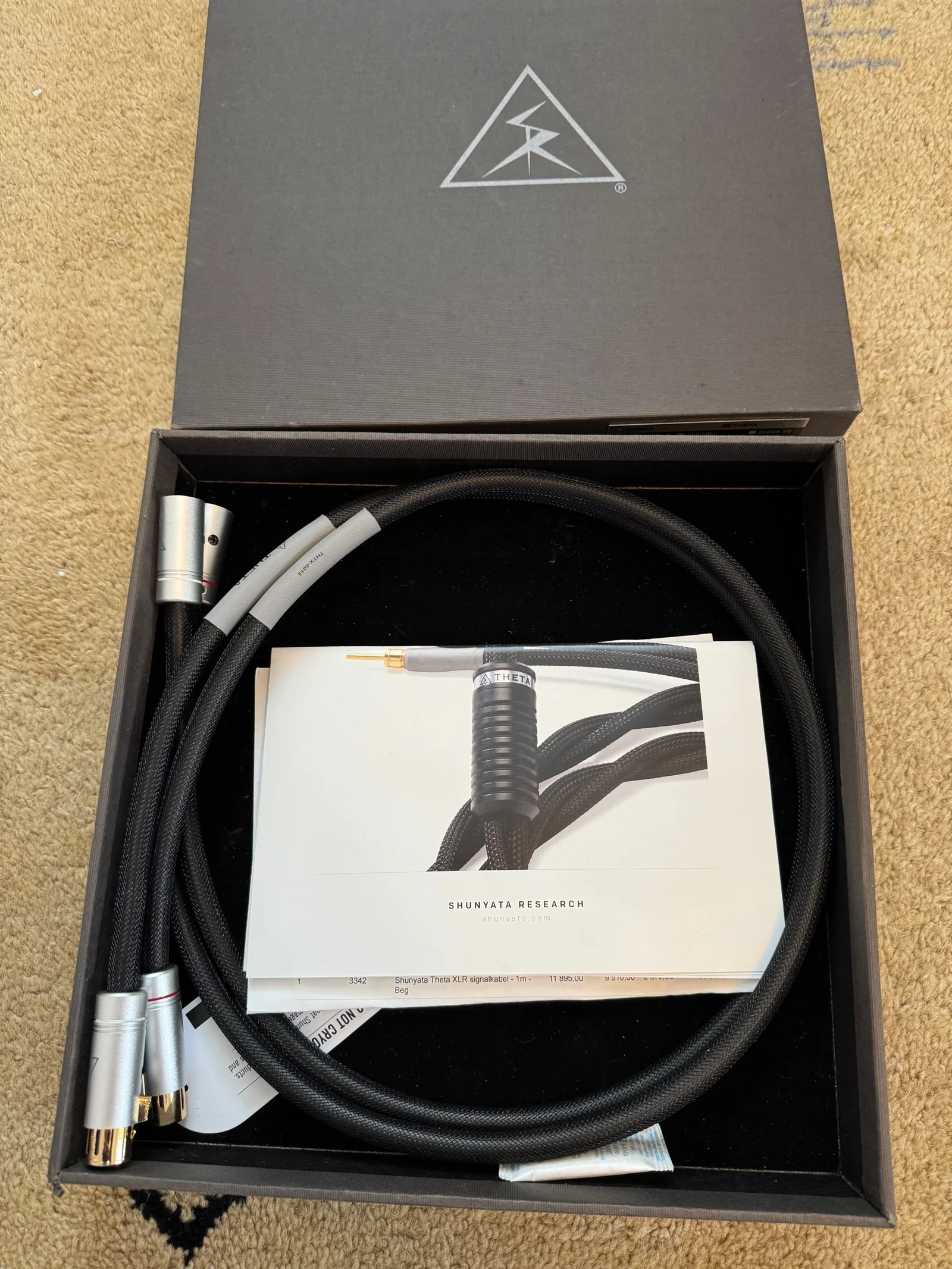 Shunyata Theta XLR signalkabel