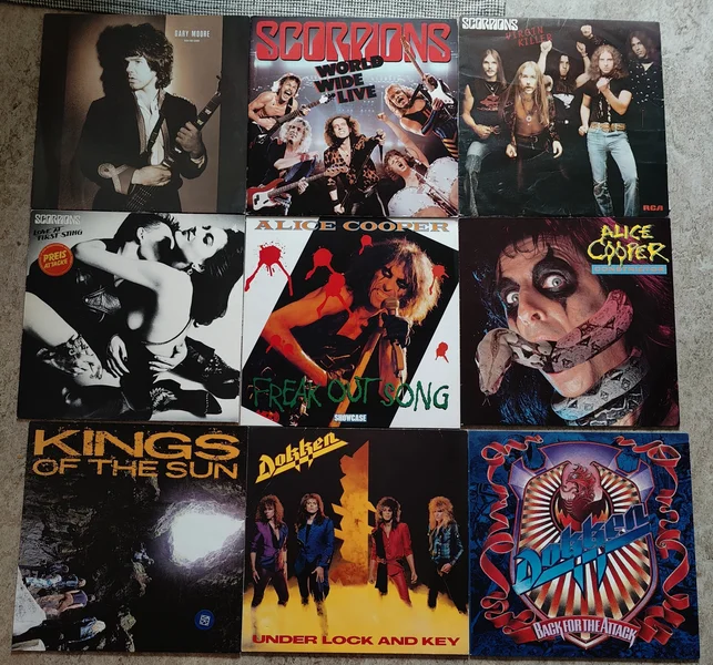 Vinylskivor h&aring;rdrock  - Billede 5 af 8