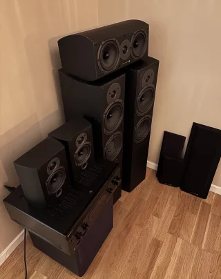 Sony STR-DA2400ES, Wharfedale Diamond 9.5