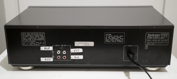 Technics RS-BX707 3 Head Stereo Cassette Deck (1991-92)