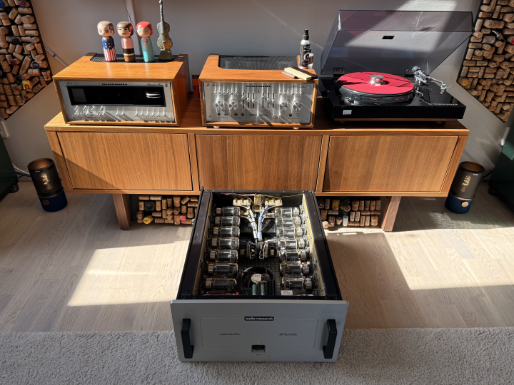 Marantz Model 1250, Integrerad förstärkare + Radiodel, Model 150 m. oscilloskop (WC22) 1977-1979