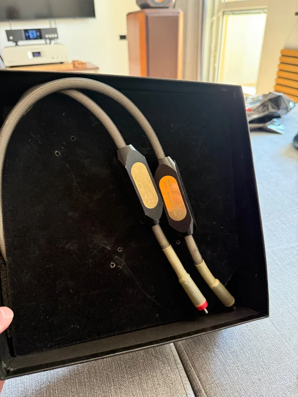 Transparent music link Ultra XL RCA 1m - Bild 1 av 5