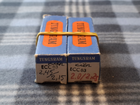 Tungsram UNGERN ECC83 (12AX7) 1976 NOS/NIB