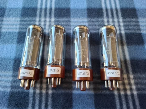 EL34 Svetlana Winged - C - SED / NOS Matchad kvartett r...