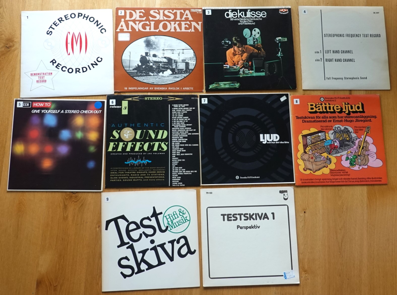 Vinylskivor – LP testskivor och ljudeffekter - Bild 1 av 8