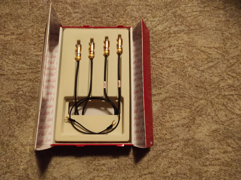 Van den Hul tonarmskabel D 501 silver hybrid 1m rca - Bild 2 av 2