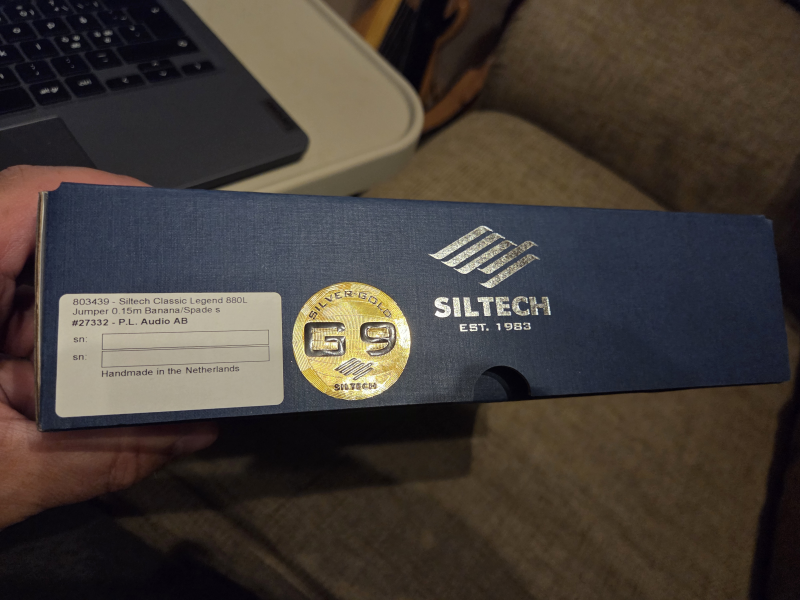 Siltech 880 jumpers Rhodium  - Bild 2 av 2