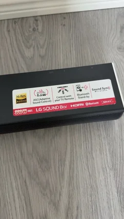 LG soundbar med subwoofer