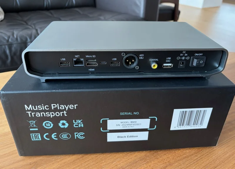 Volumio Rivo Black Edition streaming transport Volumio Rivo Black Edition streaming transport - Bild 2 av 4