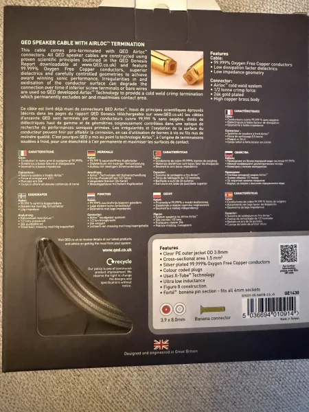 QED Silver Anniversary XT, 2 m - Bild 2 av 2