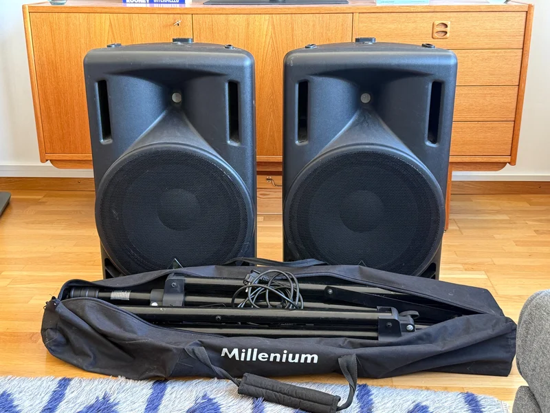 PA-system &ndash; Sensationella Live-/konserth&ouml;gtalare B215A med stativ - Bild 2 av 2