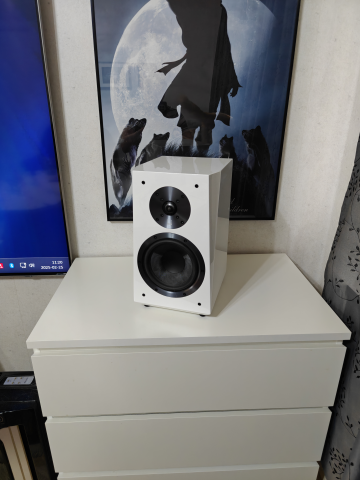 Högtalare SVS Ultra Bookshelf Vit pianolack 