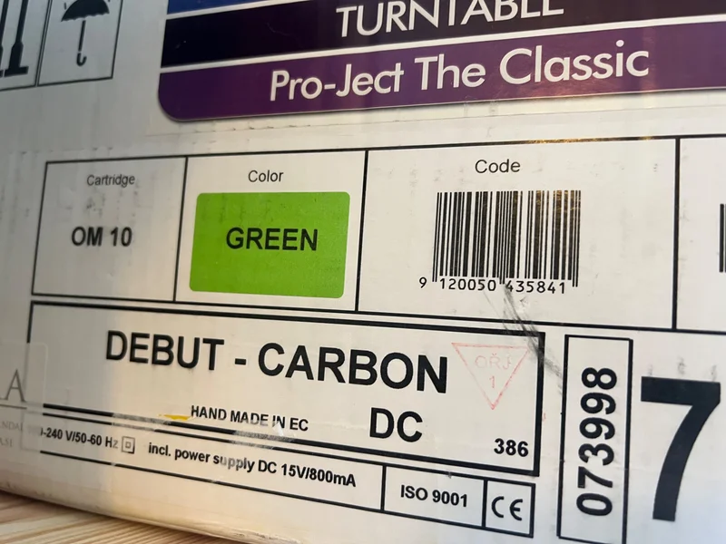 Pro-Ject Debut Carbon DC skivspelare  - Bild 4 av 4