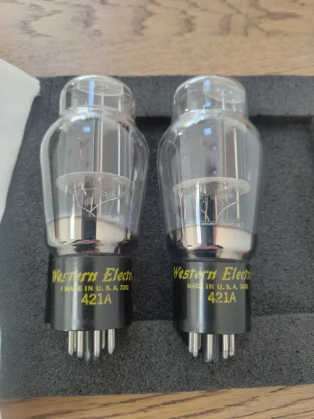 Western Electric 421A &ndash; Matched Pair &ndash; NOS / Rare &ndash; USA - Bild 2 av 4