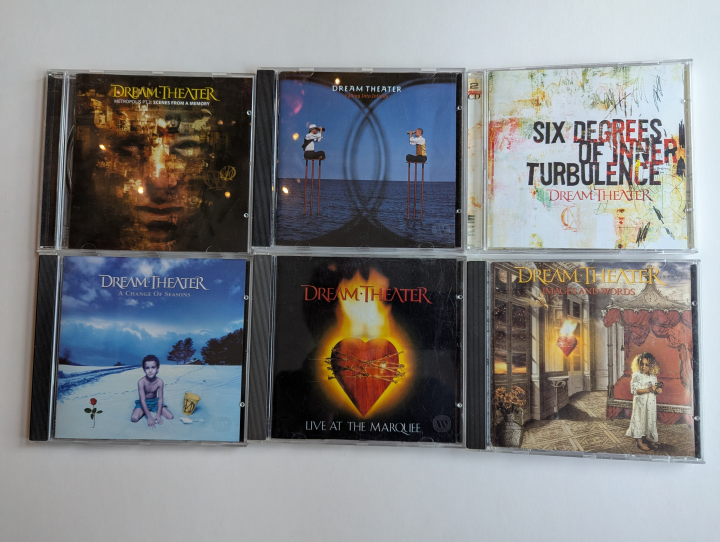 Dream Theater, 6 CD, 25:-/st