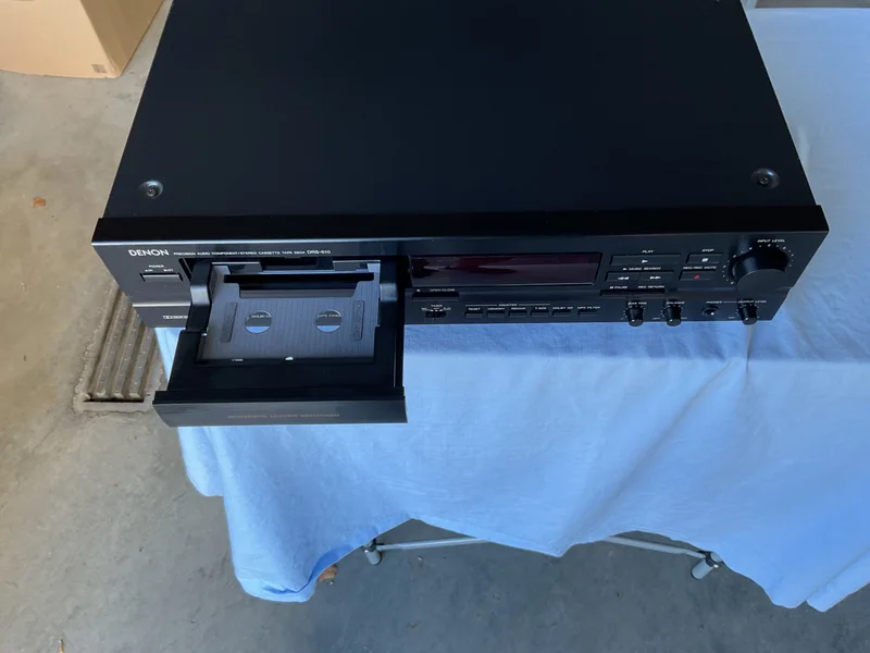 Denon DRS-610 – Unikt kassettdäck med horisontell släde Denon DRS-610 – Unikt kassettdäck med horisontell släde - Bild 6 av 11