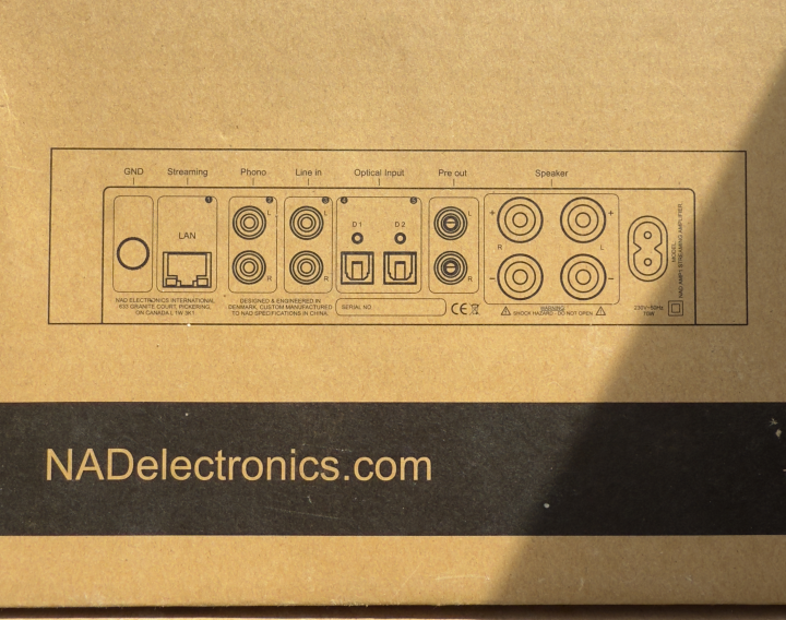 NAD Amp1 / Försteg/Slutsteg/DAC/BlueTooth/Chromecast m. Fjärrkontroll