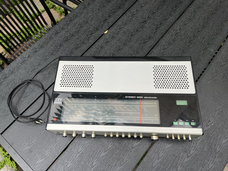 ITT Schaub-Lorenz Stereo 2000 electronic – klassisk tysk tuner/förstärkare - Bild 2 av 3