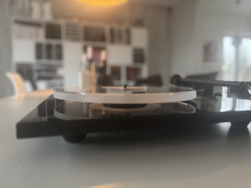 Rega Planar 1 + Tizo Acrylic Platter Delta Device 15 mm - Bild 6 av 6