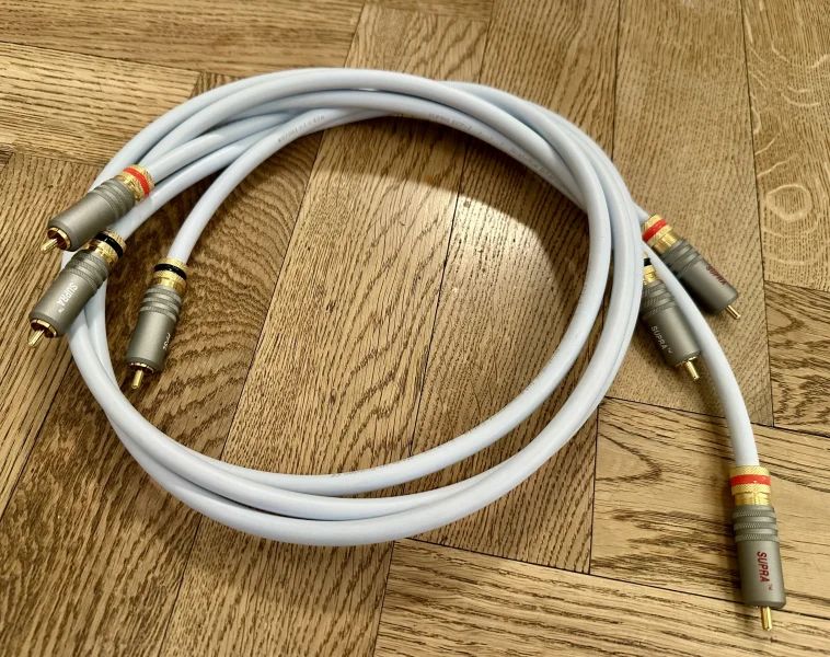 3 st SUPRA EFF-ISL RCA-kablar - Bild 2 av 2