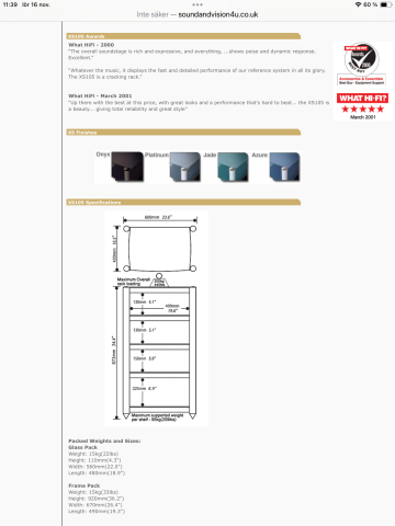 Hifi rack Soundstyle 105