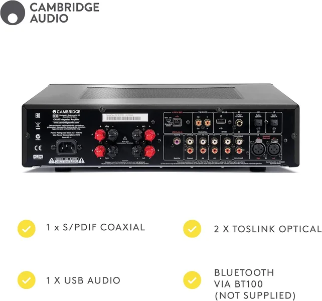 Cambridge cxa80 integrerad f&ouml;rst&auml;rkare i nyskick - Bild 3 av 5