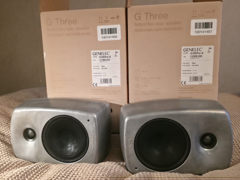 Genelec G Three högtalare (raw aluminium) Genelec G Three högtalare (raw aluminium) - Bild 1 av 1