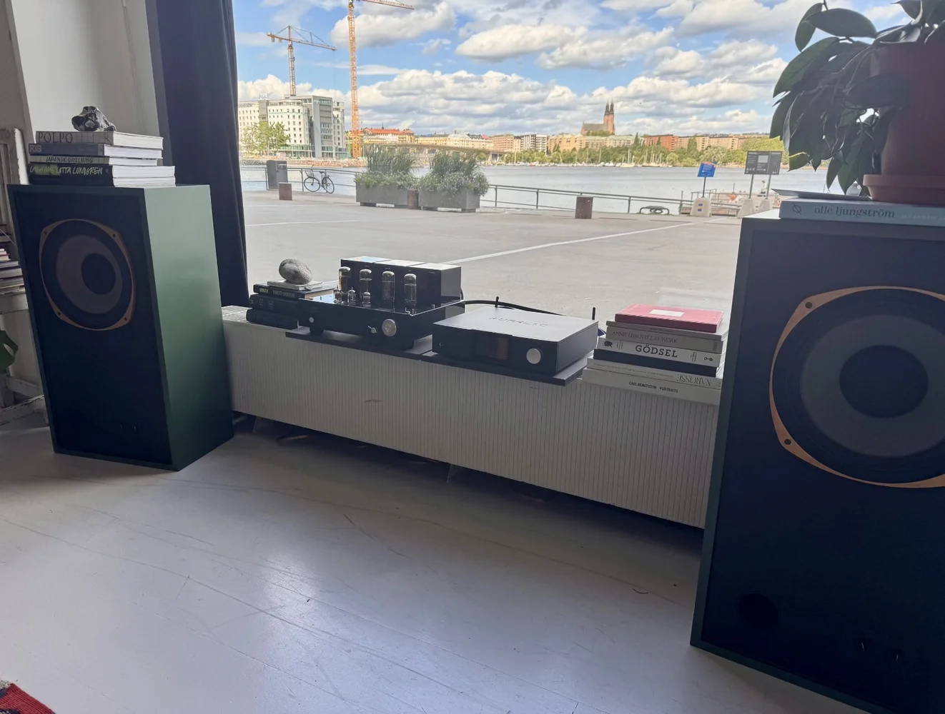 Intressekoll. Tannoy, Line magnetic, Auralic, Rel