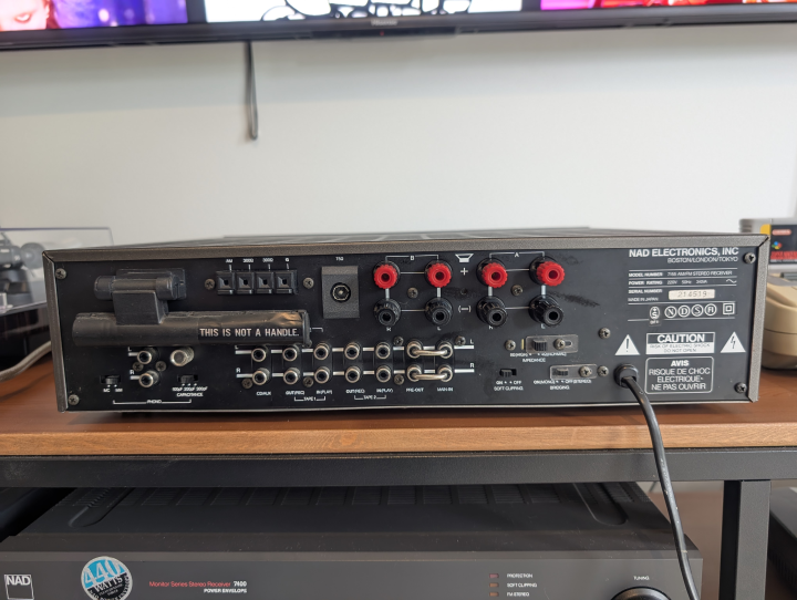NAD 7155 2x150W NAD Watt! Kraftfull Vintage Förstärkare