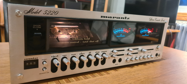 Marantz 5220 vintage kassettspelare nyrenoverad