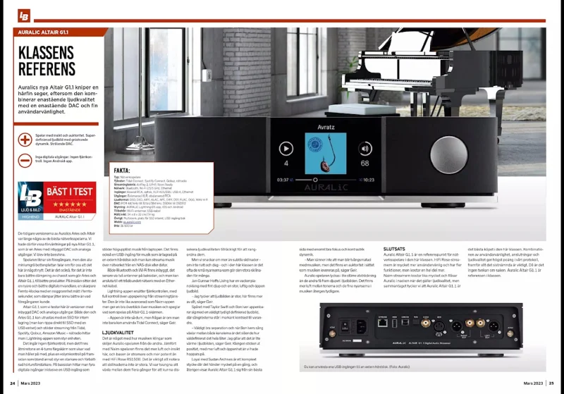 Auralic Altair G1.1 - Streamer/DAC/F&ouml;rsteg - Demoex - Bild 5 av 7