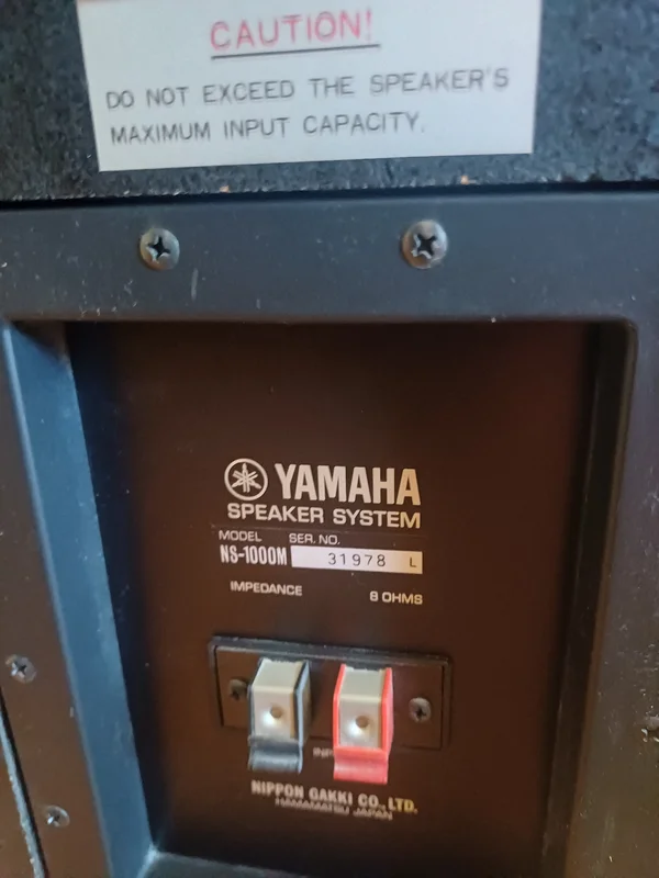 Yamaha NS-1000M Frontar/Matchning numbers. - Bild 10 av 10