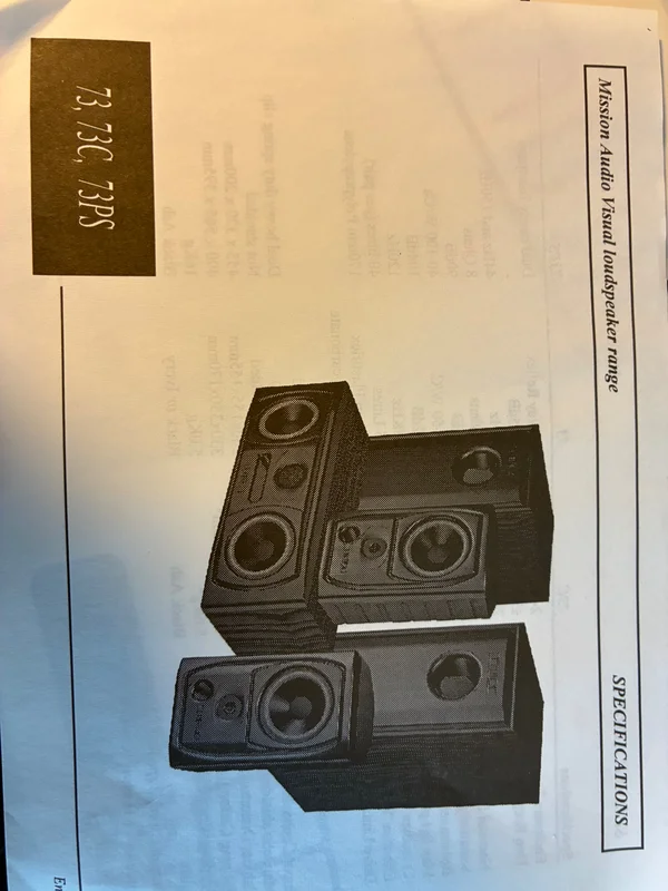 Mission 73 AV h&ouml;gtalarsystem 7 enheter - Bild 5 av 5