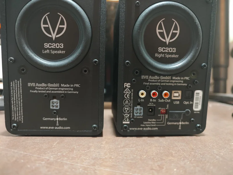 EVE Audio SC203 Stereo Desktop Speaker - Bild 4 av 5