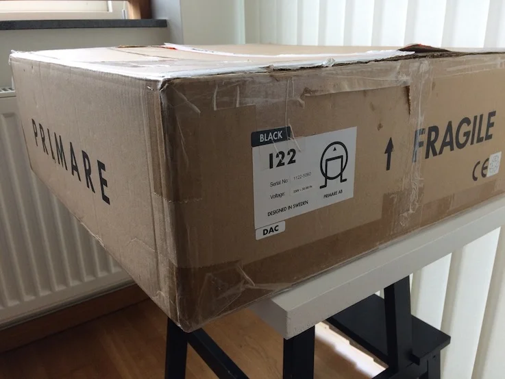 PRIMARE I22 (F&ouml;rst&auml;rkare / 2x80W / Dac) Fj&auml;rr &amp; Originalkartong - Billede 7 af 8